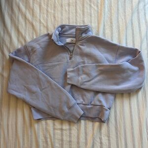 TNA cropped quarter zip sweatshirt